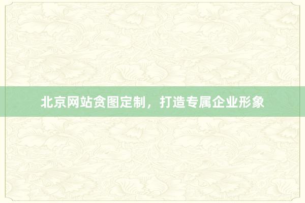 北京网站贪图定制，打造专属企业形象